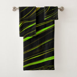 Césped dorado o largos trazos ondulados en verde o