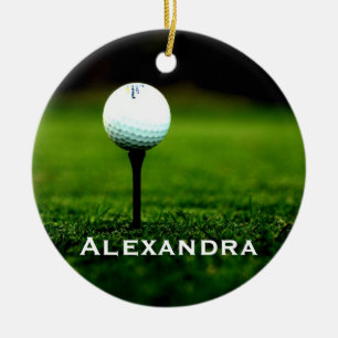 Césped y ornamento personalizado de la pelota de