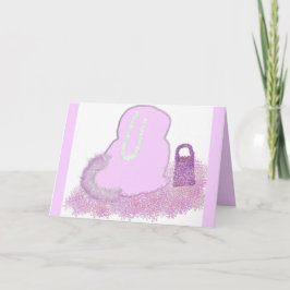 Cesta de conejito de Pascua con tarjeta de flores