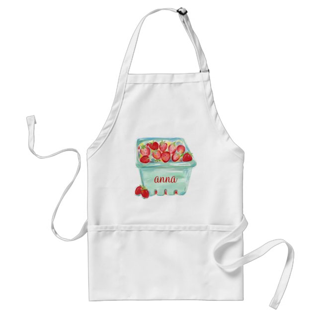 Cesta de delantal de las fresas (Frente)