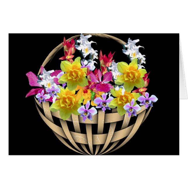 Cesta De Flores (Anverso (Horizontal))