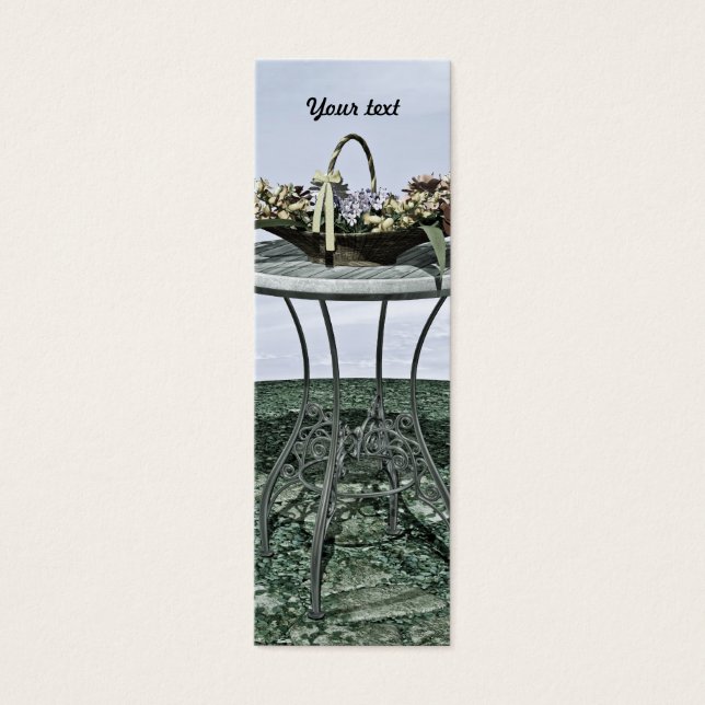 Cesta de Flores Vintage (Frente)