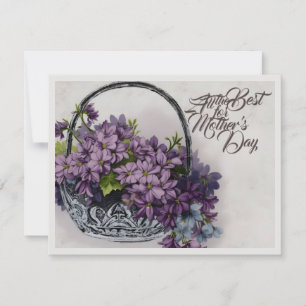 Cesta de Flores Vintage – Floración del Día de la