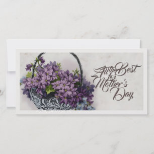 Cesta de Flores Vintage – Floración del Día de la