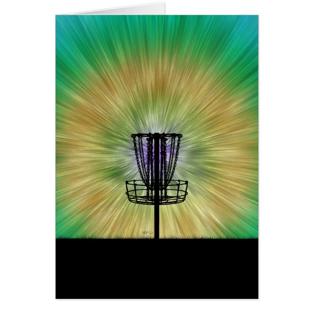 Cesta de golf de disco de tinta (Frente)