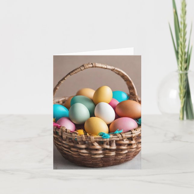 Cesta de huevos de Pascua (Anverso)