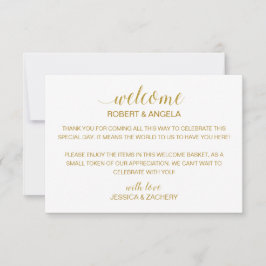Cesta de la bolsa de regalo de bienvenida de Boda 
