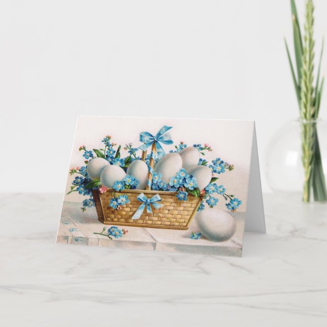 Cesta de Pascua - Tarjeta (Anverso)