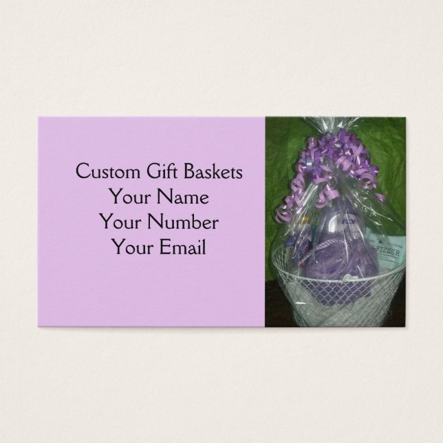 Cesta de regalo de personalizado (Frente)