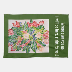 Cesta de toalla de té sin mango