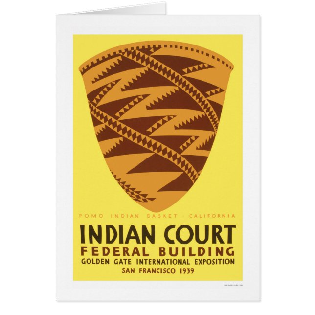 Cesta india de Pomo WPA 1939 (Frente)