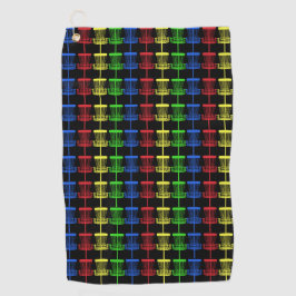 Cestas del multicolor del negro de la toalla del