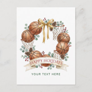 Cesto de Baloncesto Arco de Navidad