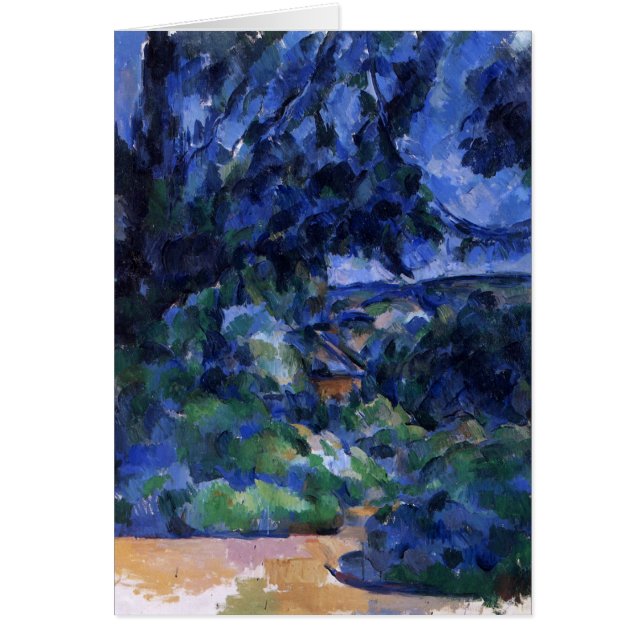 Cezanne - Paisaje azul, (Frente)