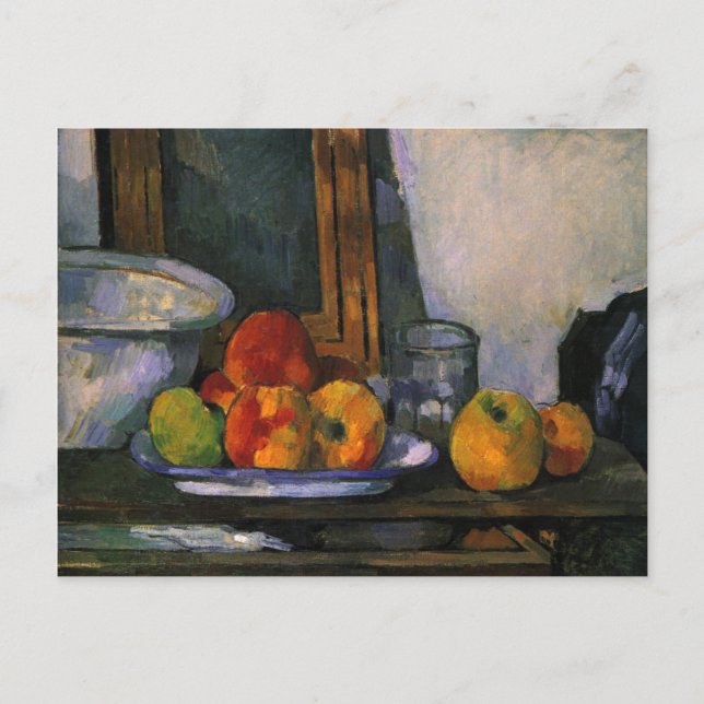 Cezanne - Vida fija con tarjeta de cajón abierta (Anverso)