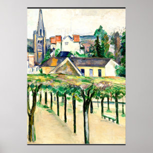 Cezanne - Village Square, arte fino