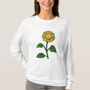 CG camisa soleada del girasol