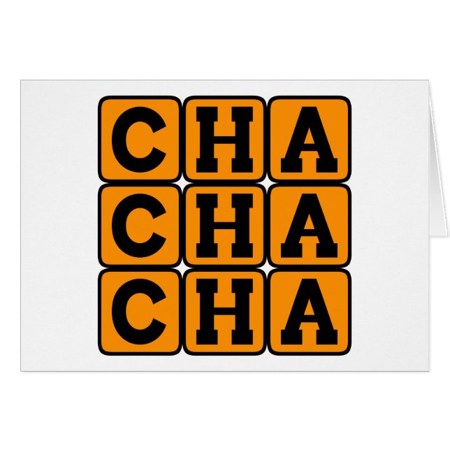 Cha Cha Cha, Música de Baile Cubana (Anverso (Horizontal))