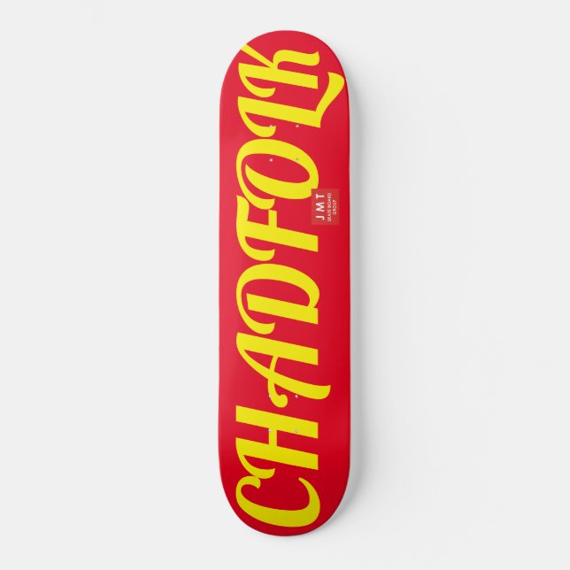CHAD FOLK Patineta (Anverso)