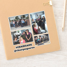 CHAIR GANG temporada dos hojas de pegatina 2