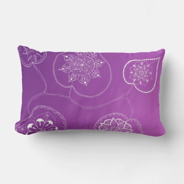 Chakra de la corona arroja almohada (Anverso)