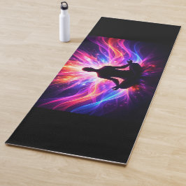 Chakra Glow Yoga Mat Meditation Design