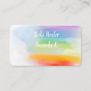 Chakra Lightworker Reiki Colores Tarjetas de Negoc