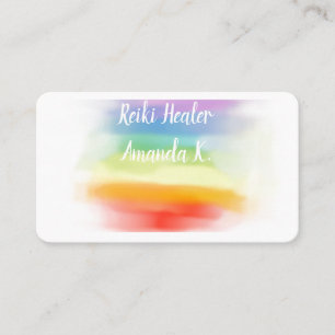 Chakra Lightworker Reiki Colores Tarjetas de Negoc