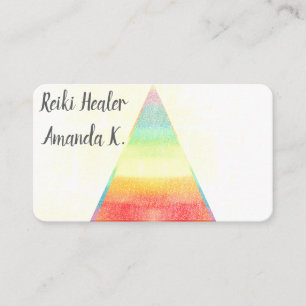 Chakra Lightworker Reiki Colores Tarjetas de Negoc