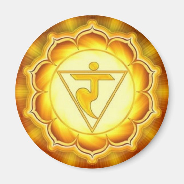 Chakra - Plexo solar - imán (Frente)