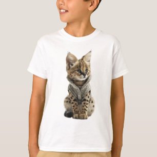 Chaleco de suéter gatito serval niños