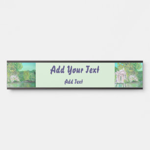 Chalet Borghese - placa de identificación colgante