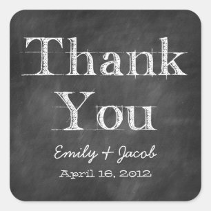Chalkboard Gracias Por Favorecer Etiquetas