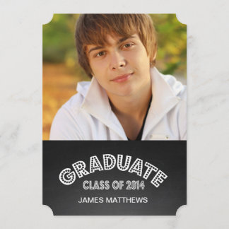 CHALKBOARD GRAD | INVITACIÓN DEL PARTIDO DE GRADUA
