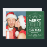 CHALKBOARD HOLIDAYS | TARJETA DE FOTOGRAFÍA DE VAC<br><div class="desc">©Fine & Dandy Paperie</div>