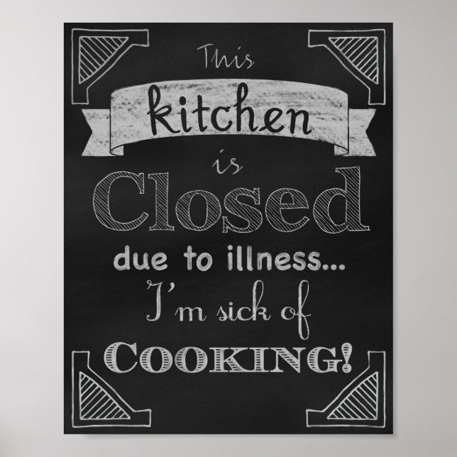 Chalkboard Impresiones de decoración de cocina, pi (Frente)