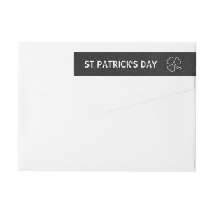Chalkboard Shamrock, Día de San Patricio