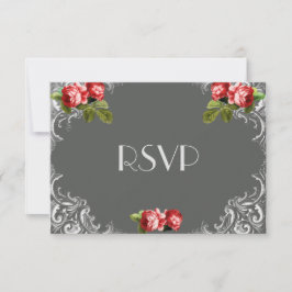 Chalkboard y Rosas Wedding RSVP