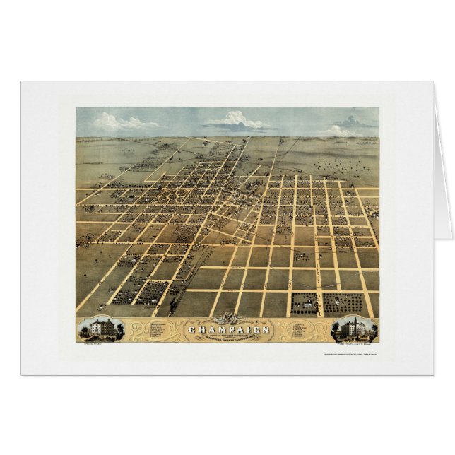 Chamán, mapa panorámico de IL - 1869 (Anverso (Horizontal))