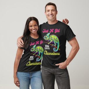 Chameleon Es Sólo Un Chica Que Ama La Camiseta De