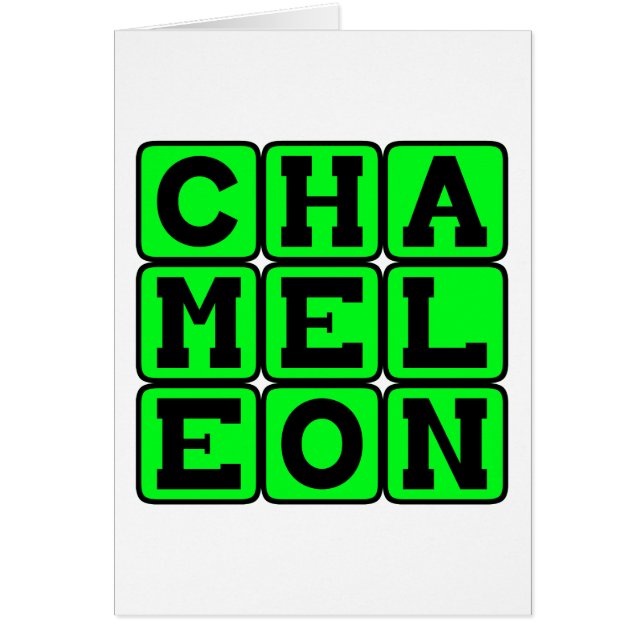 Chameleon, horizonte cambiante de color (Frente)