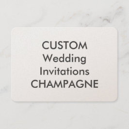 CHAMPAGNE 110 lb 5" x 3,5" Invitaciones a matrimon