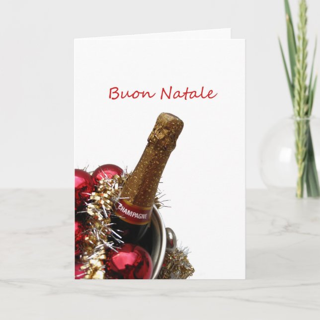 champagne de navidad italiana (Anverso)