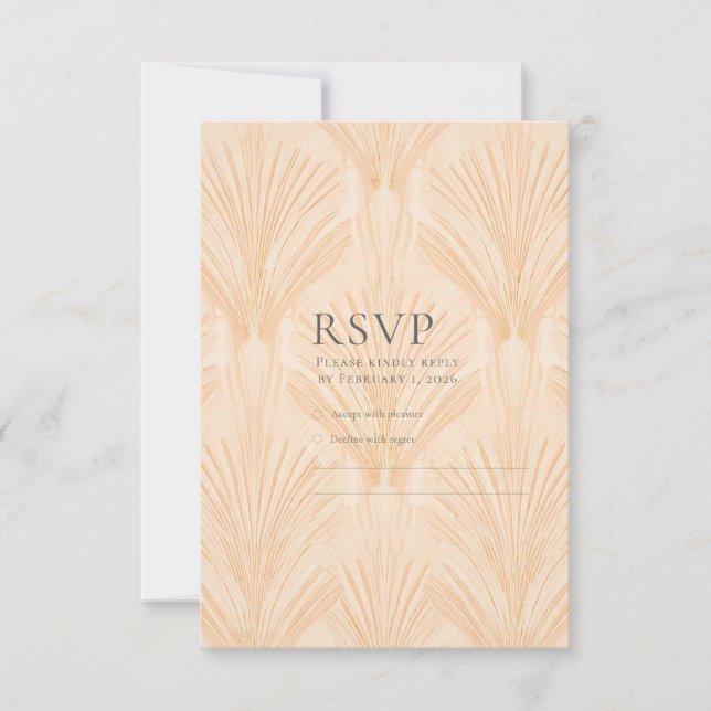 Champagne Tastes RSVP Card (Anverso)