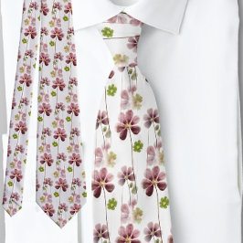 Champán rosa verde Shamrock Botánico | Corbata