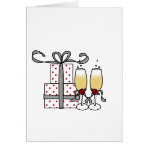Champán y tarjetas de regalos