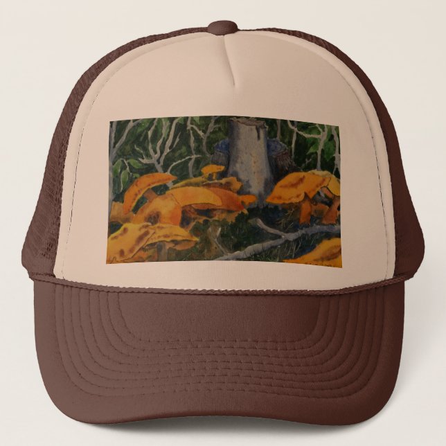 champiñones silvestres en el Gorra de los bosques  (Anverso)