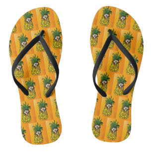 Chanclas 110 - Hedgehog y Flip Flops de piña