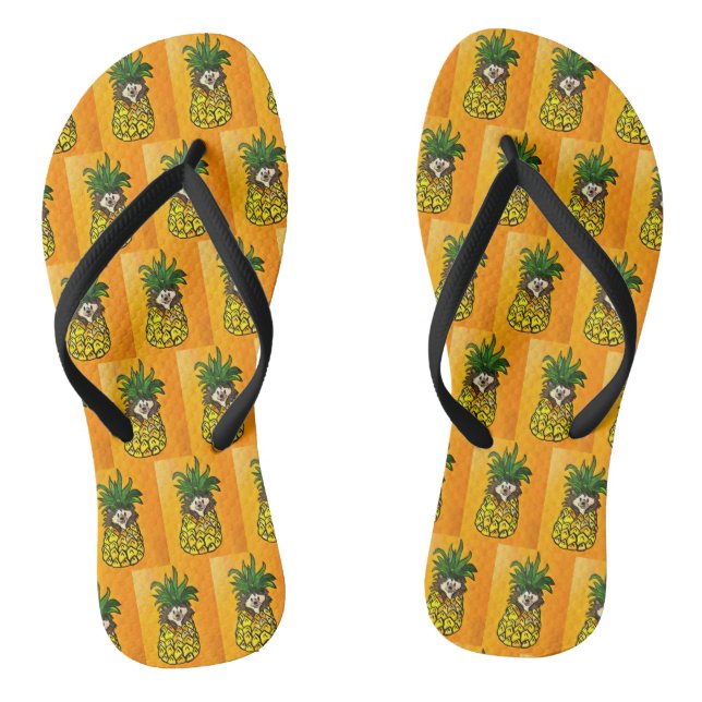 Chanclas 110 - Hedgehog y Flip Flops de piña (Plantilla)