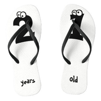 Chanclas 21 años de la diversión del cumpleaños blanco y